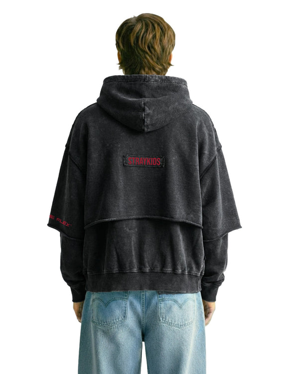 WildFlex Bad Land Oversized Double Layer Hoodie