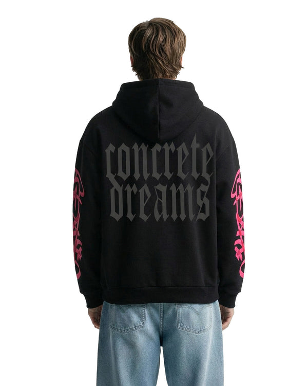 WildFlex Concrete Dreams Black Zip Hoodie