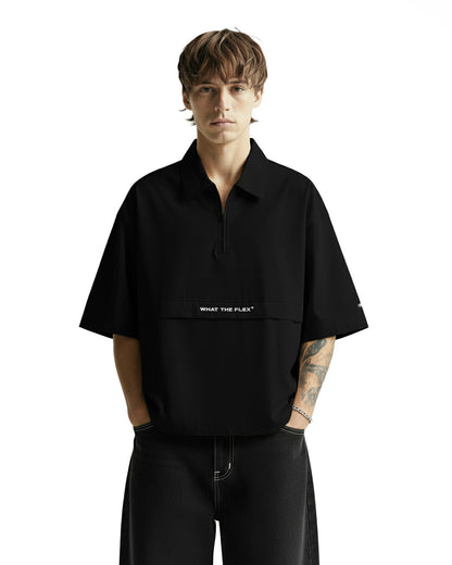 WildFlex Black Premium Breathable Air Polo