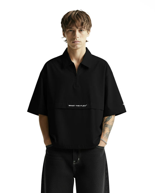 WildFlex Black Premium Breathable Air Polo