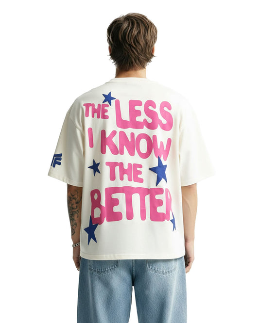 WildFlex Premium Better Boxy-Fit Off-White Cotton T-Shirt for Men